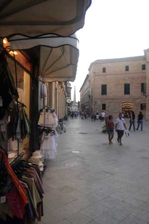 Einkaufen in Ciutadella