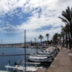 der Hafen von Fornells
