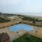 4 personas, vistas a la playa desde la piscina