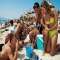 Besuch am Strand Playa de Palma